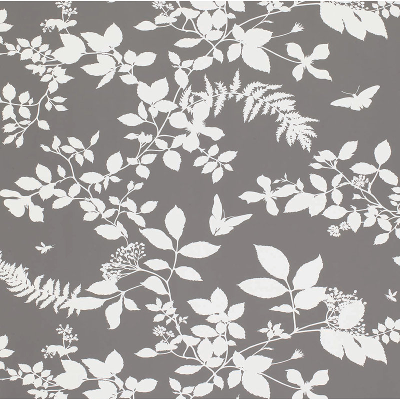 Papier peint Shadow Vine, Anthracite