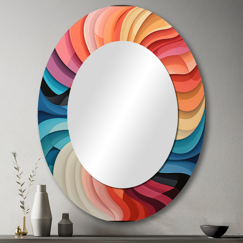 Miroir mural moderne Opt Elixir, 43 po x 33 po