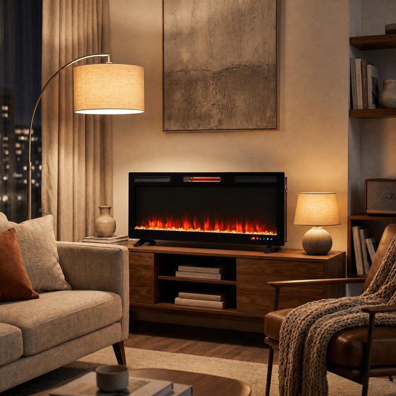 ActiveFlame Mirage 2 Electric Fireplace, 36IN, 19.60" H x 36" W x 3.90" D