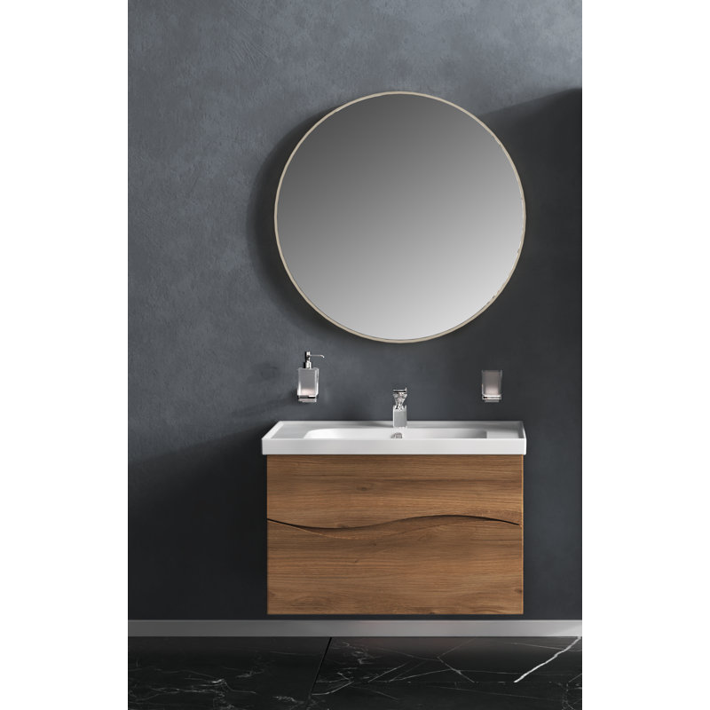 Meuble-lavabo simple 39,6 po avec plateau Chianne