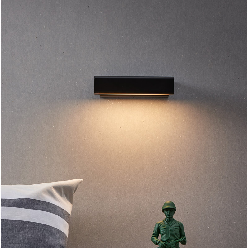 Plafonnier encastré 1 lumière del Bulverde, Noir