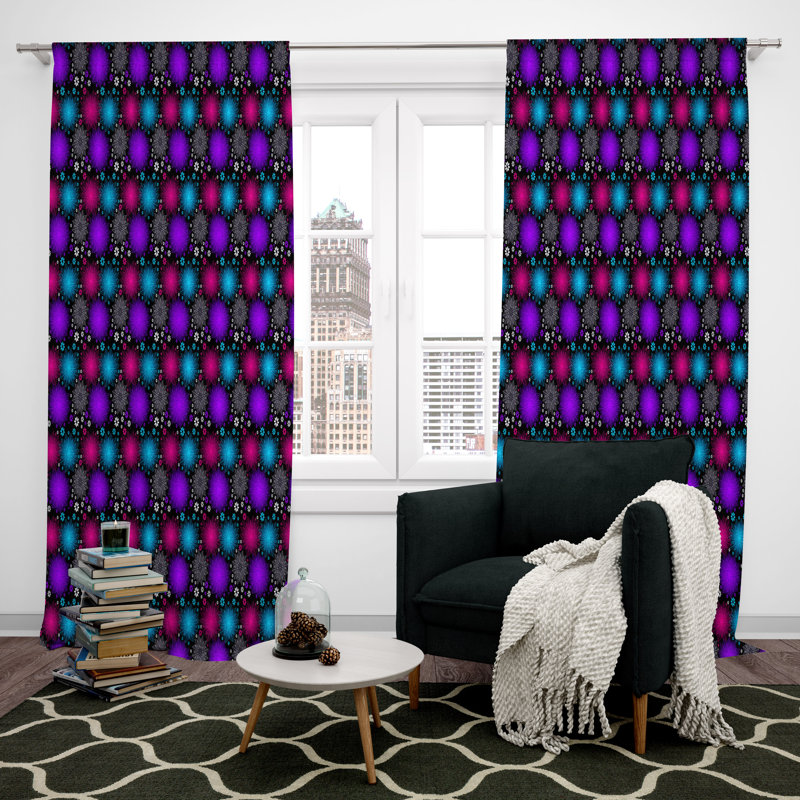 Rideau en polyester Emilio, L 40 po x L 61 po