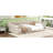 Beige Velvet Full Xl Daybed With Side Storage - Chic And Functional For Guest Rooms No Box Spring Needed, Effortless Assembly Upholstered In Modern Practical Bedroom, Room Spring, Easy To Assemble