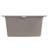 Plymouth 17'' L Single Bowl Granite Kitchen Sink-18102303