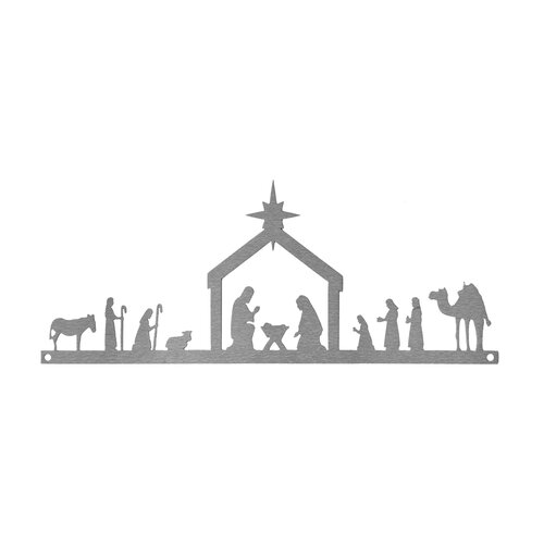 The Holiday Aisle® Metal Nativity & Reviews | Wayfair