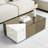 Benley 39.4''L Modern Glass Rectangle Coffee Table-1679606129