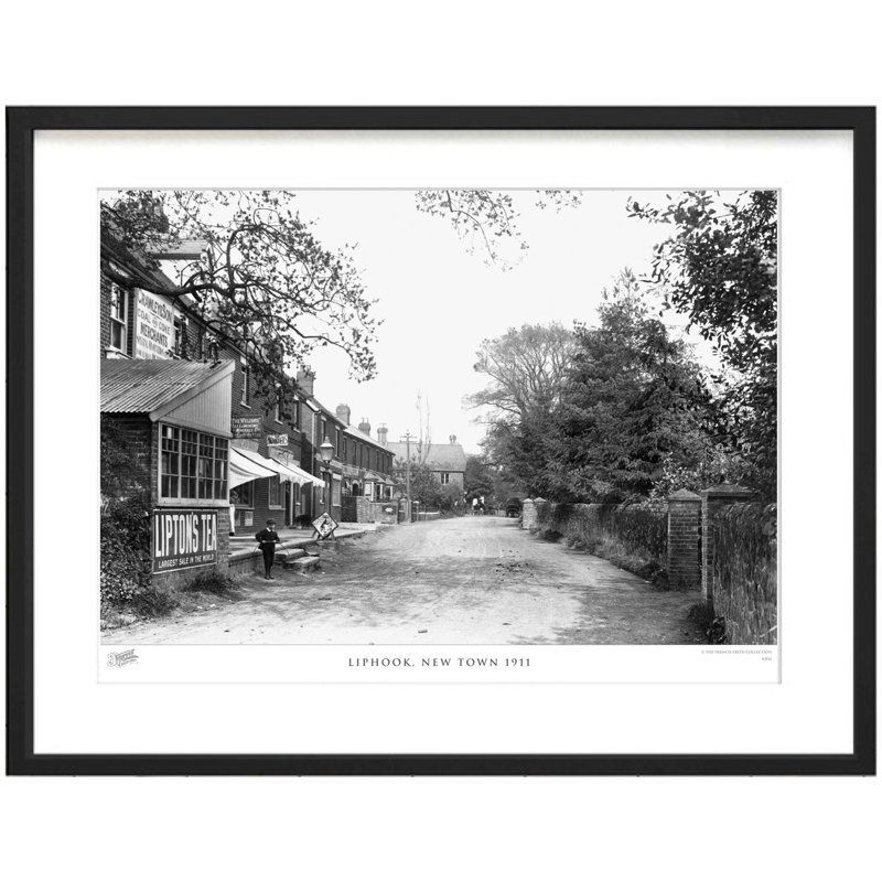 Liphook, New Town 1911 by Francis Frith - Single Picture Frame Print, 28cm H x 36cm W x 2.3cm D