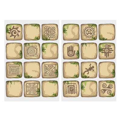 Treasure Hunt VBS Bridge Floor Decals 24 Pieces