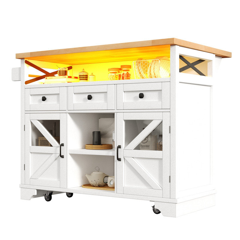 Wood Kitchen Island