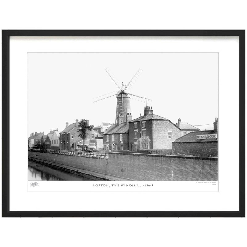 Boston, The Windmill C1965 - Single Picture Frame Print, 48.4cm H x 63.6cm W x 2.3cm D