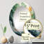 Neeja - Miroir mural floral ovale-542553940