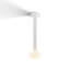 Luminaire suspendu Combi 16 po avec pavillon noir mat, boule de verre-833162538