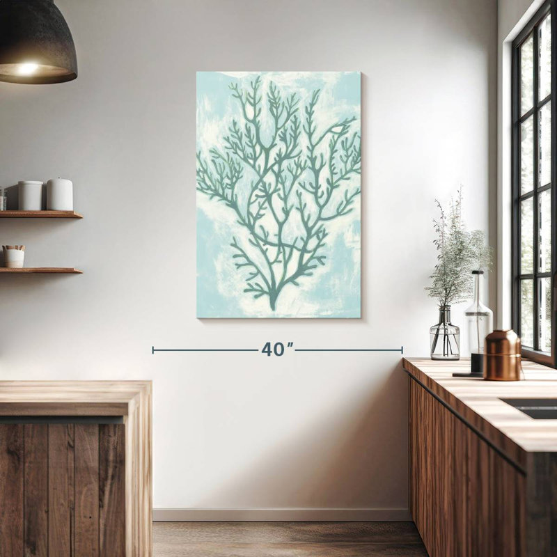 Brampt Living Teal I, 39" H x 26" W