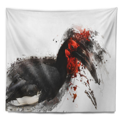 Tapisserie d'oiseaux exotiques relaxants