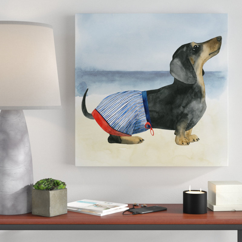 « hot dog iv », peinture sur toile tendue, H 24 po x l 24 po x P 2 po