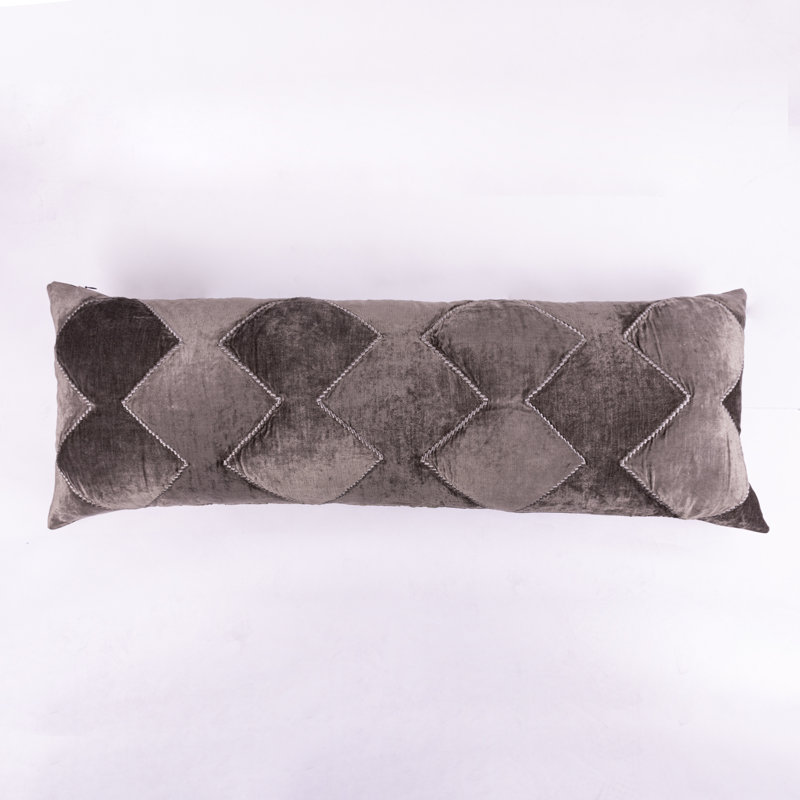Sailyen Bolster Pillow Cover & Insert, Ash Gray