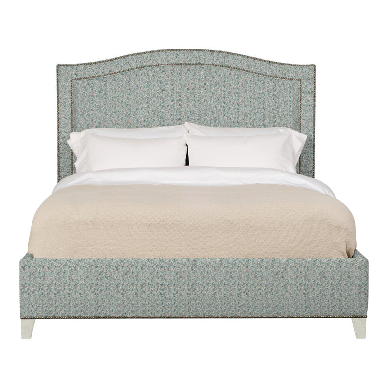 Caroline/Casey Queen Upholstered Low Profile Panel Bed, Navajo, Tuck Water, Yes