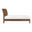 Tête de lit pour lit-bateau à finition brun clair 1pc