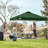 Pop Up Canopies 10 Ft. W x 10 FT. D Metal Party Tent Canopy-65478068
