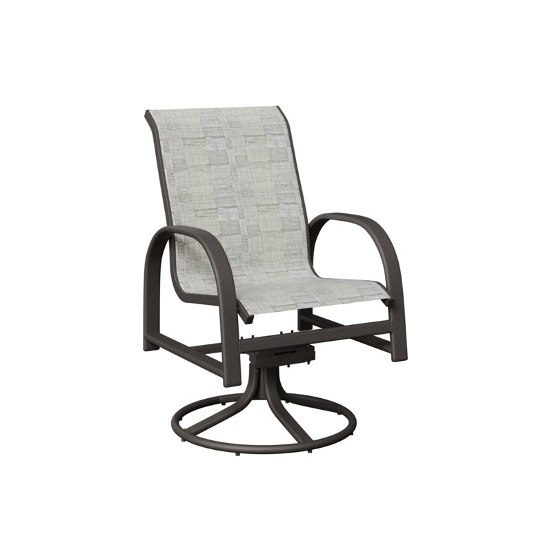 Chaise berçante berçante pivotante Berlin Gardens, Solido Luxe, Graphite moucheté