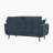 Artina 65'' Square Arm Loveseat-1936660076
