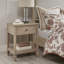 VIctoria One-Drawer Wood Bedside Table with Shelf-113430437
