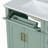 Modern Bathroom Vanity with Ceramic Sink and Multiple Storage Options for Enhanced Functionality