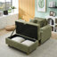 Canapé simple confortable avec coussins, repose-pieds et grands espaces de rangement, parfait pour se détendre et organiser votre maison-46305480