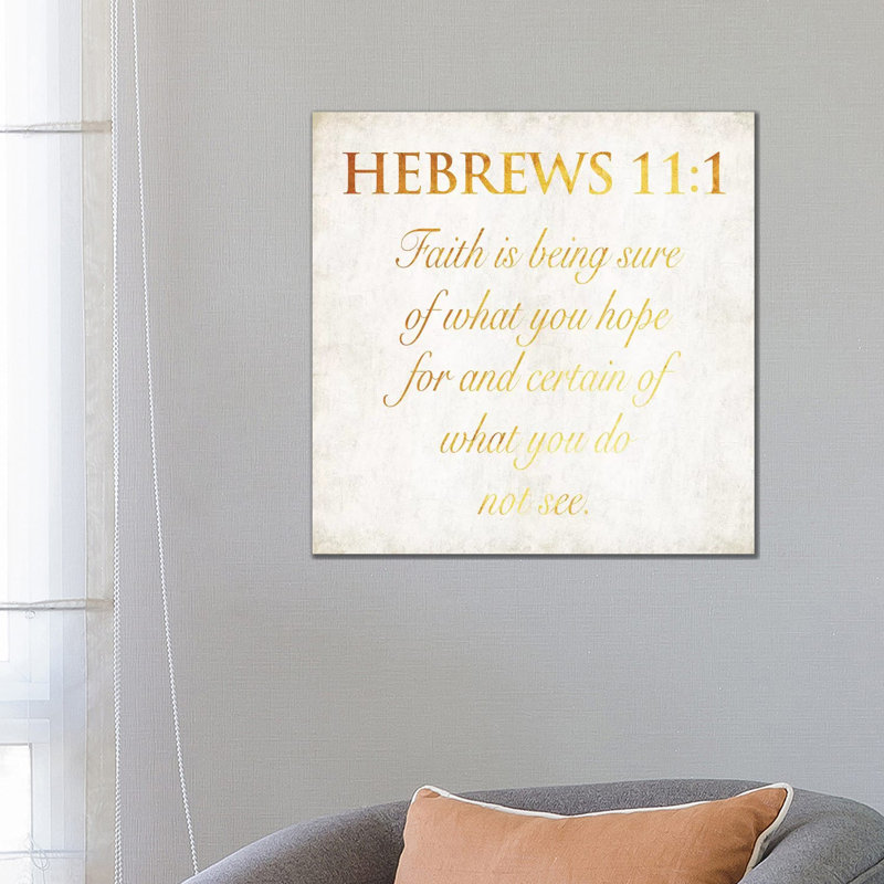 Hebrew by Jace Grey - Wrapped Canvas Print, 66.04 cm H x 66.04 cm W x 1.91 cm D