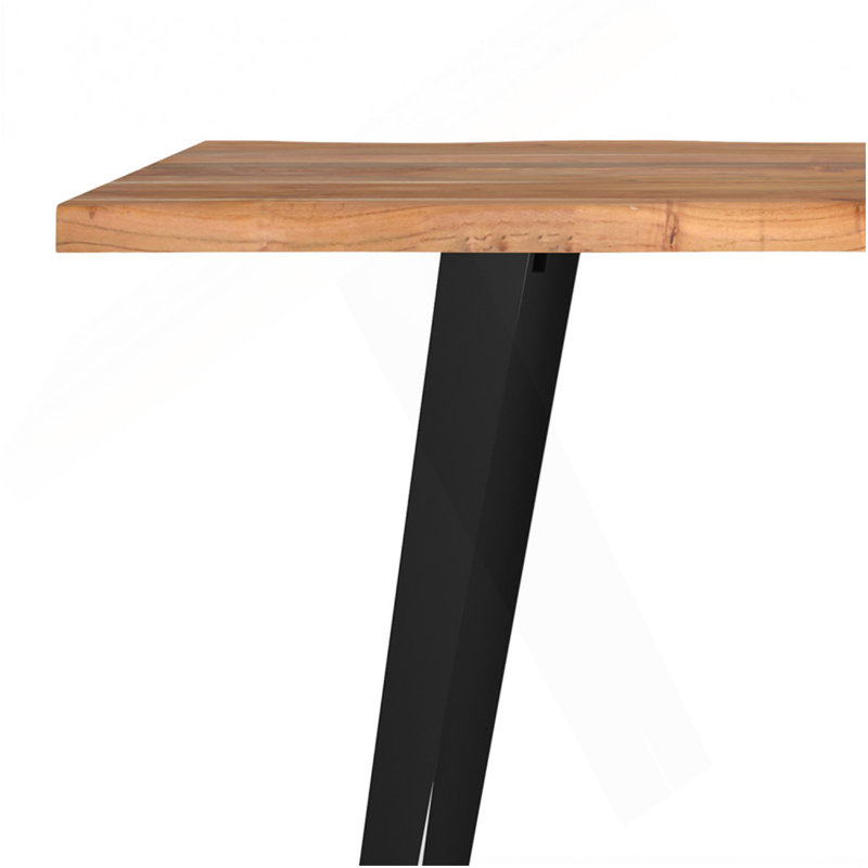 Table de salle à manger Delta, Naturel