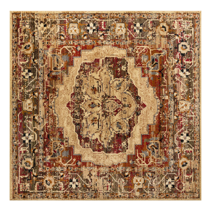 Alameda Abstract Indoor Rug, Square 7'10"