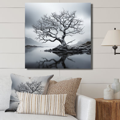 " Stormy Grays Tree Emotions "