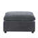 Modern Ottoman Module For Sectional Sofa, Customizable Modular Couch, Chenille