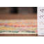 Tapis de couloir oriental multicolore en laine Kilim 3 x 10