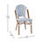 Rylan Indoor/Outdoor Commercial Bistro Set with Table and Four Chairs-247593848