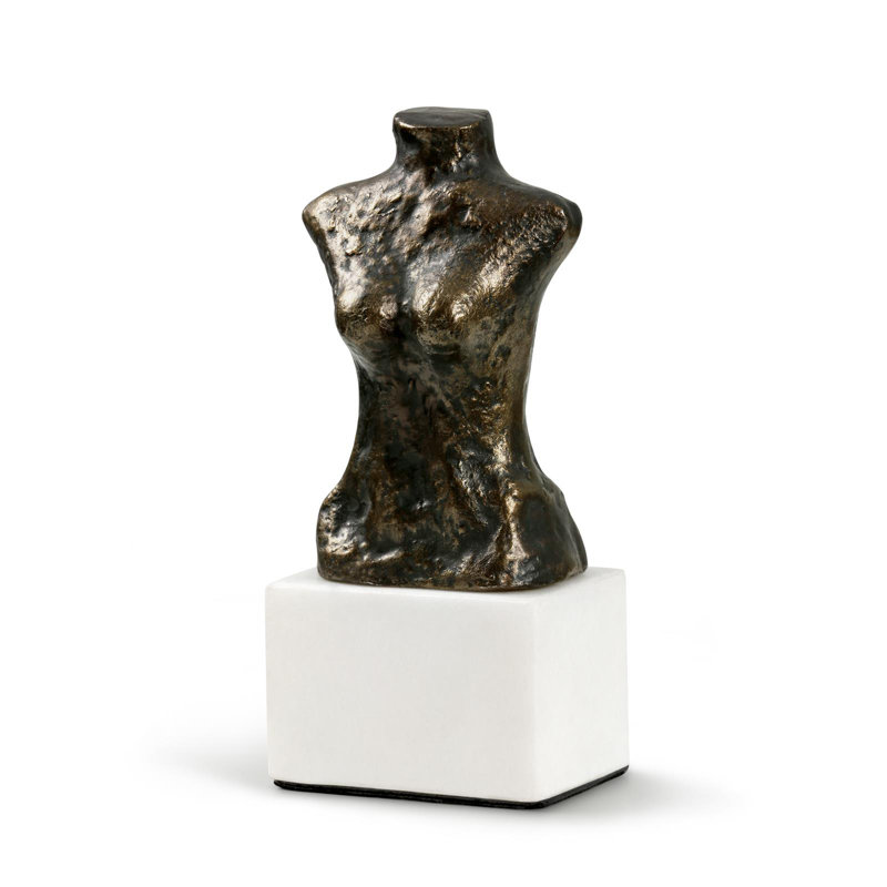 Milo Stone Decorative Object, Bronze