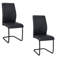 Ensemble de 2 chaises de salle à manger latérales Liam, similicuir capitonné, base en porte-à-faux-112864116-101190918