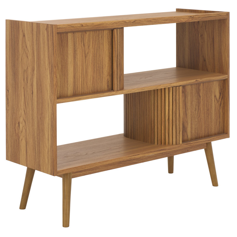Meuble télé avec rangement Joshika, Chêne