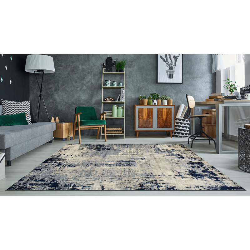 Kelson Abstract Indoor Rug, Rectangle 5’ x 8’