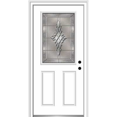 Grace 80'' Fiberglass Front Entry Doors