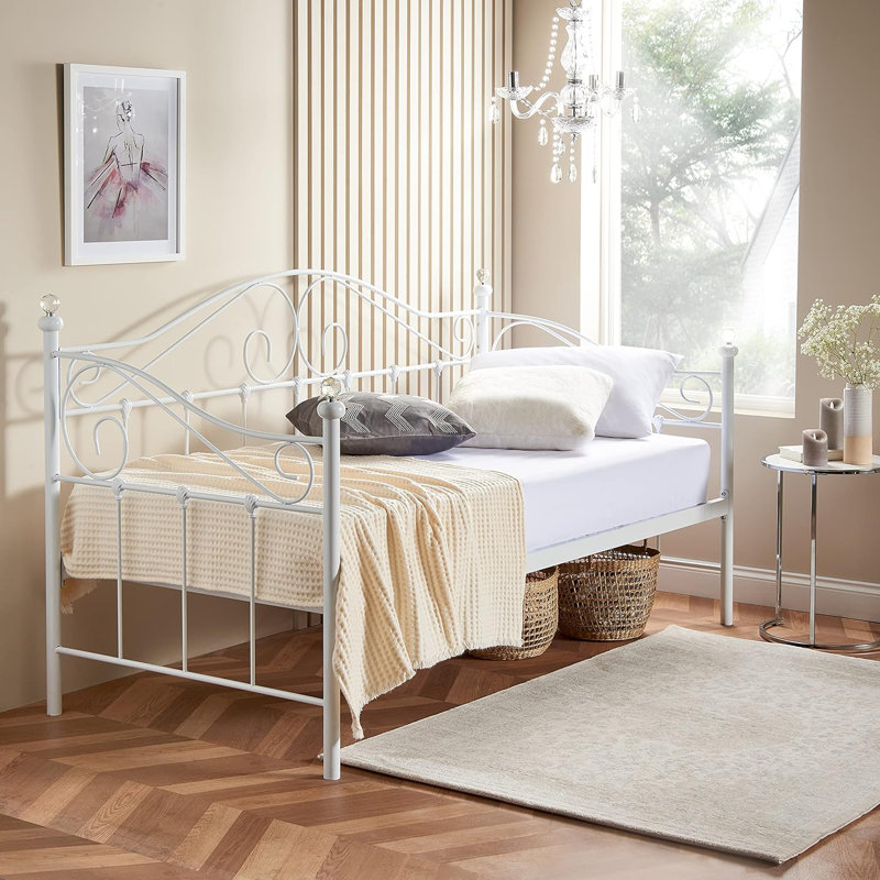 Barile Metal Daybed with Mattress