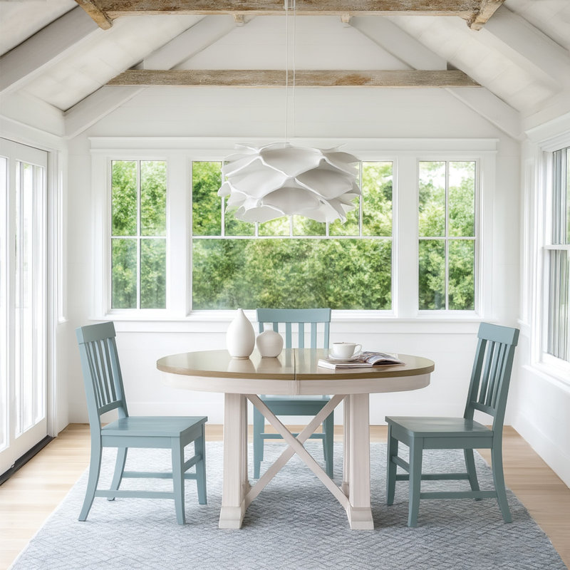 Farmhouse Extendable Oval Dining Table