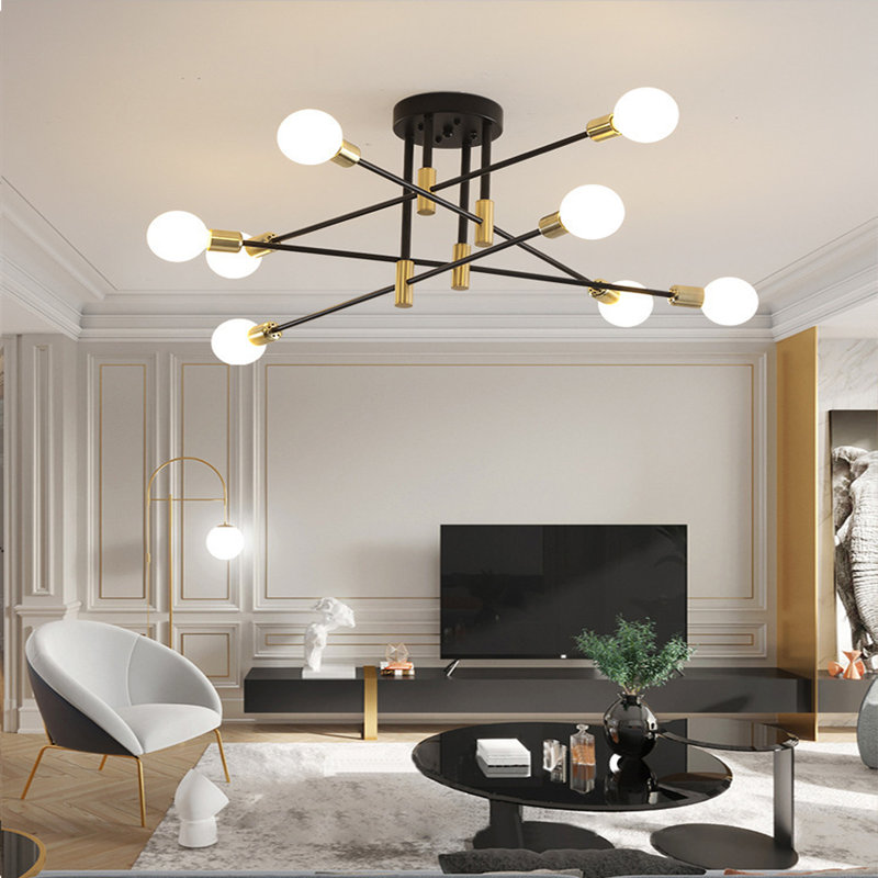 Lustre sphérique Spoutnik à 8 lumières Amarya