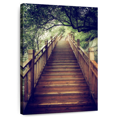 Lilie Mountain Wooden Staircase
