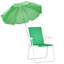 Chaise de plage pliante en métal (ensemble de 1)-1914824881