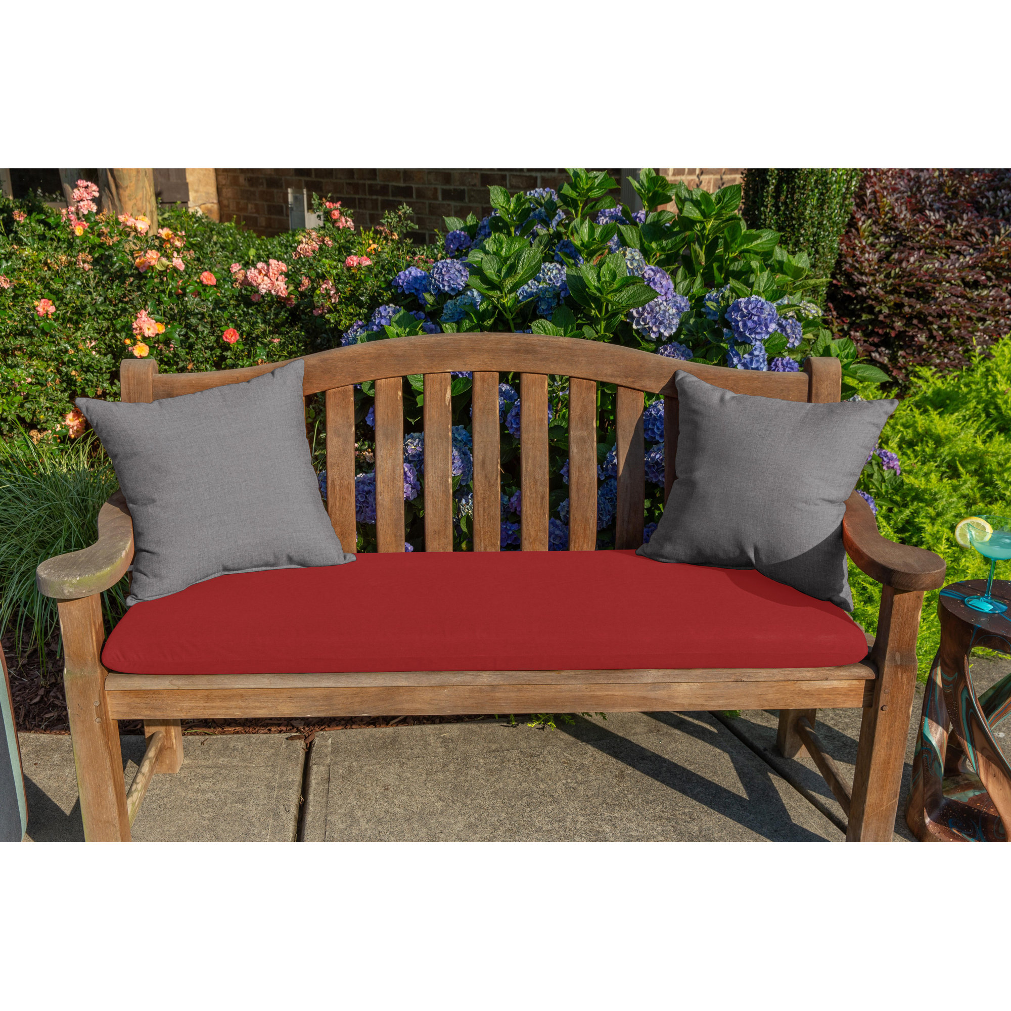 Outdoor Square Pillow Cover & Insert, Cast Slate Sunbrella®, 20"H x 20"W