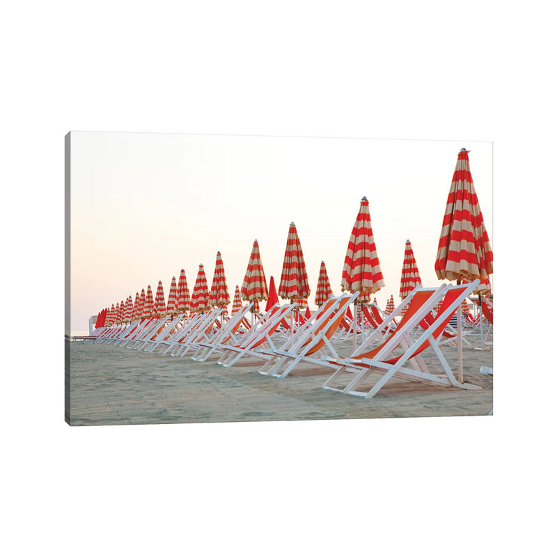 At The Beach II by Aledanda - Wrapped Canvas Print, 20.32 cm H x 30.48 cm W