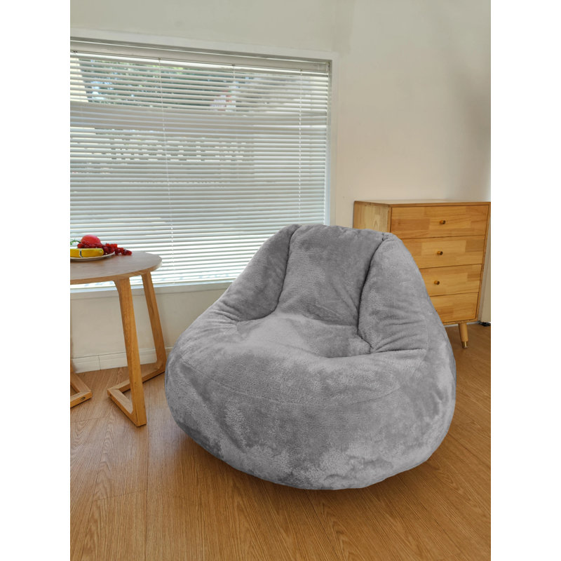 Fauteuil à billes Giant (rembourré de mousse), Gris clair