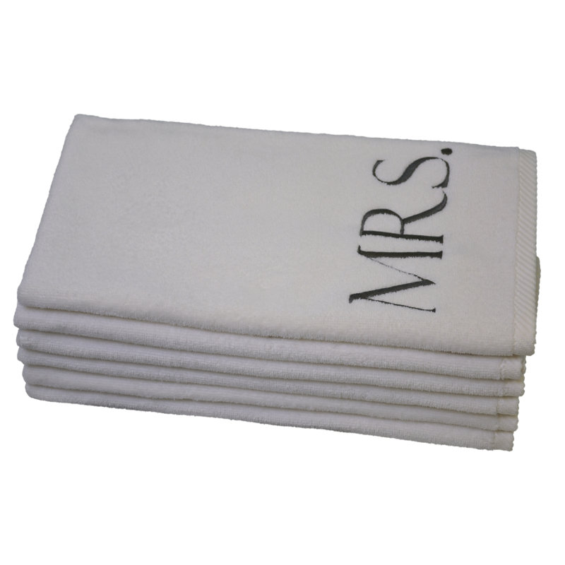 Bohanon Monogram Turkish Cotton Hand Towel, Mrs.