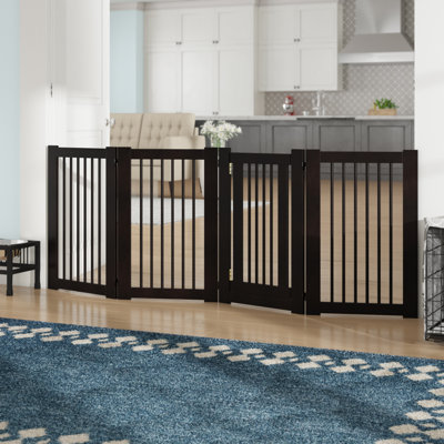Aristotle Wood Free Standing Pet Gate